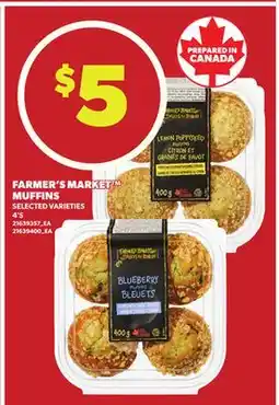 Loblaws FARMER'S MARKET MUFFINS, 4'S offer
