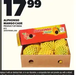 Loblaws ALPHONSO MANGO CASE, 6'S offer