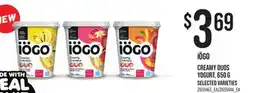 Loblaws CREAMY DUOS YOGURT, 650G offer
