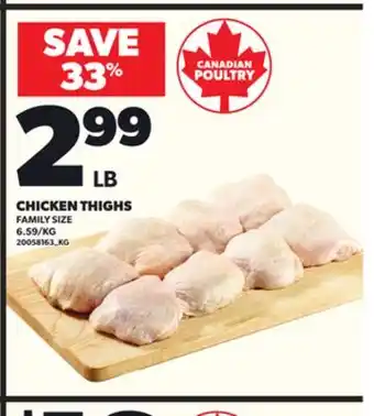 Loblaws CHICKEN THIGHS offer