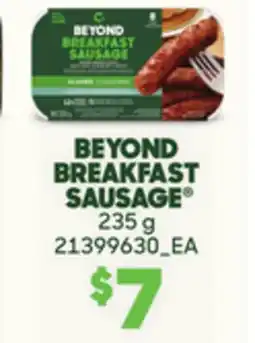 Loblaws BEYOND BREAKFAST SAUSAGE , 235 g offer