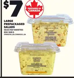 Loblaws LARGE PREPACKAGED SALADS, 850-908G offer