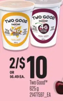 Loblaws TWO GOOD , 625g offer