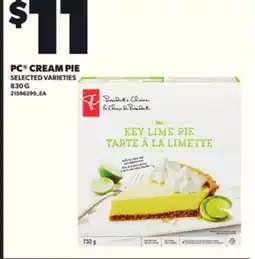 Loblaws PC CREAM PIE, 830G offer