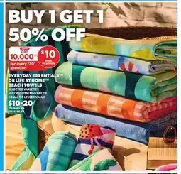Loblaws EVERYDAY ESSENTIALS OR LIFE AT HOME BEACH TOWELS offer