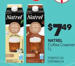 Loblaws NATREL COFFEE CREAMER, 1 L offer