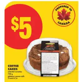 No Frills COFFEE CAKES, 750 g offer