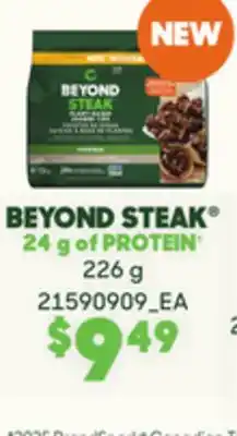 Loblaws BEYOND STEAK , 24G OF PROTEIN†, 226G offer