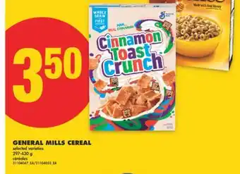 No Frills GENERAL MILLS CEREAL, 297-430 G offer