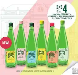 Loblaws MAISON PERRIER / PERRIER / SAN PELLEGRINO , 1 L offer