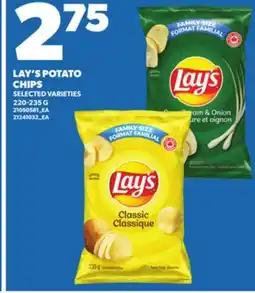 Loblaws LAY'S POTATO CHIPS, 220-235 G offer