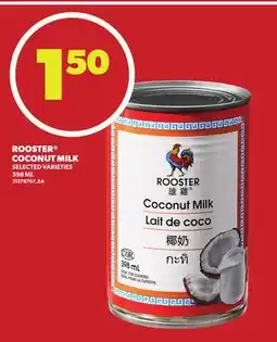 Loblaws ROOSTER COCONUT MILK, 398 ML offer