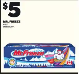 Loblaws MR. FREEZE, 48'S offer