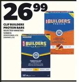 Loblaws CLIF BUILDERS PROTEIN BARS, 12X68G offer