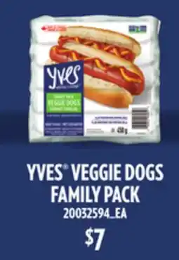 Loblaws YVES VEGGIE DOGS FAMILY PACK offer