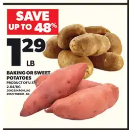 Loblaws BAKING OR SWEET POTATOES offer