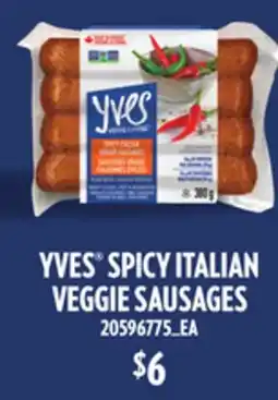 Loblaws YVES SPICY ITALIAN VEGGIE SAUSAGES offer