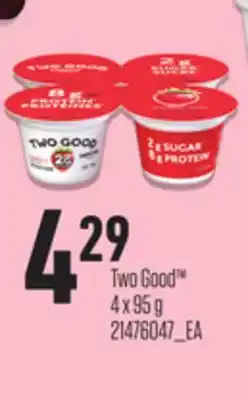 Loblaws TWO GOOD , 4 x 95g offer
