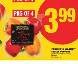 No Frills FARMER'S MARKET SWEET PEPPERS, PKG OF 4 offer