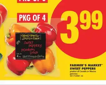 No Frills FARMER'S MARKET SWEET PEPPERS, PKG OF 4 offer