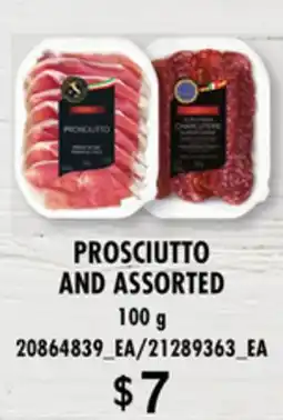 Loblaws MARC ANGELO PROSCIUTTO AND ASSORTED, 100 g offer