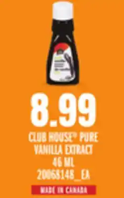Loblaws CLUB HOUSE PURE VANILLA EXTRACT, 46 ML offer