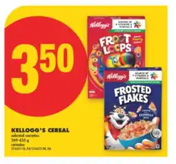 No Frills KELLOGG'S CEREAL, 269-435 G offer