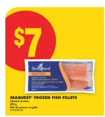 No Frills SEAQUEST FROZEN FISH FILLETS, 400 G offer