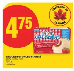No Frills SMUCKER'S UNCRUSTABLES, 52/58 G offer