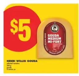 No Frills HENRI WILLIG GOUDA, 200 G offer