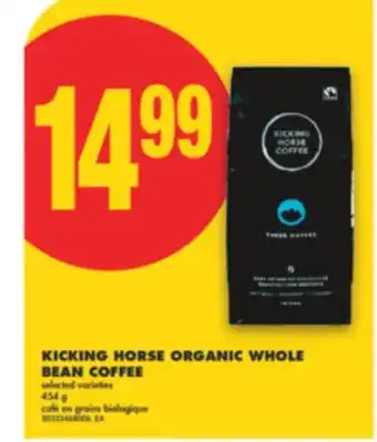 No Frills KICKING HORSE ORGANIC WHOLE BEAN COFFEE, 454 G offer