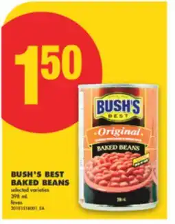 No Frills BUSH'S BEST BAKED BEANS, 398 ML offer