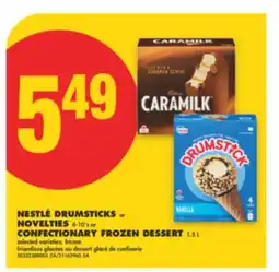 No Frills NESTLÉ DRUMSTICKS OR NOVELTIES 4-10' S OR CONFECTIONARY FROZEN DESSERT 1.5 L offer