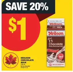 No Frills NEILSON CHOCOLATE MILK, 750 ML offer