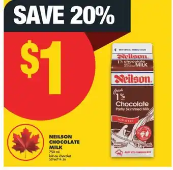 No Frills NEILSON CHOCOLATE MILK, 750 ML offer