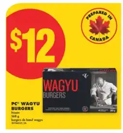 No Frills PC WAGYU BURGERS, 568 G offer