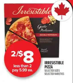 Metro IRRESISTIBLE PIZZA offer