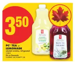 No Frills PC TEA OR LEMONADE 1.54 L offer