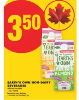 No Frills EARTH'S OWN NON-DAIRY BEVERAGES, 1.75/1.89 L offer