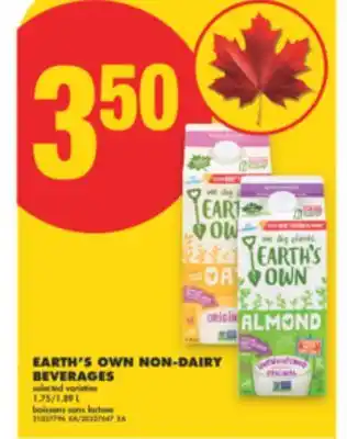 No Frills EARTH'S OWN NON-DAIRY BEVERAGES, 1.75/1.89 L offer