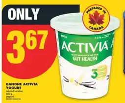 No Frills DANONE ACTIVIA YOGURT, 650 G offer