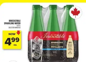 Metro IRRESISTIBLE SPARKLING WATER offer