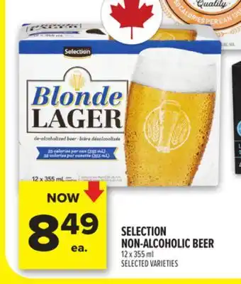 Metro SELECTION NON-ALCOHOLIC BEER offer