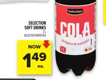 Metro SELECTION SOFT DRINKS offer