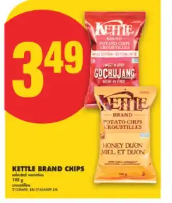 No Frills KETTLE BRAND CHIPS, 198 G offer
