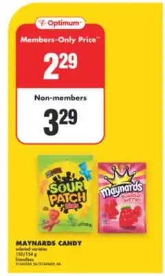 No Frills MAYNARDS CANDY, 150/154 g offer