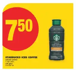 No Frills STARBUCKS ICED COFFEE, 1.18/1.42 L offer