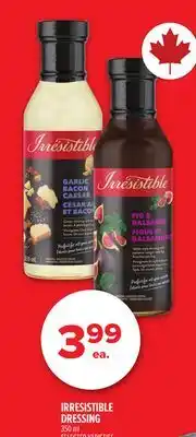 Metro IRRESISTIBLE DRESSING offer