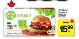 Metro LIFE SMART NATURALIA BURGERS offer