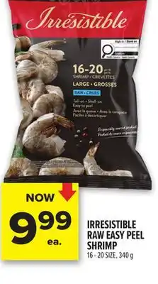 Metro IRRESISTIBLE RAW EASY PEEL SHRIMP offer
